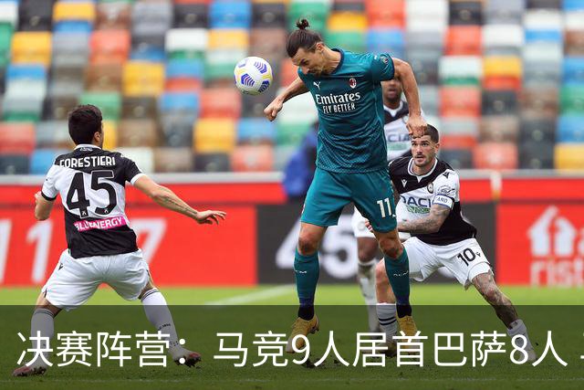 决赛阵营：马竞9人居首巴萨8人 马竞热刺利物浦两头赌