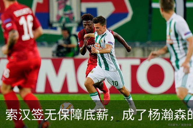 索汉签无保障底薪，成了杨瀚森的什么队友？